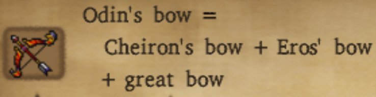 Odins Bow Alchemy Recipe